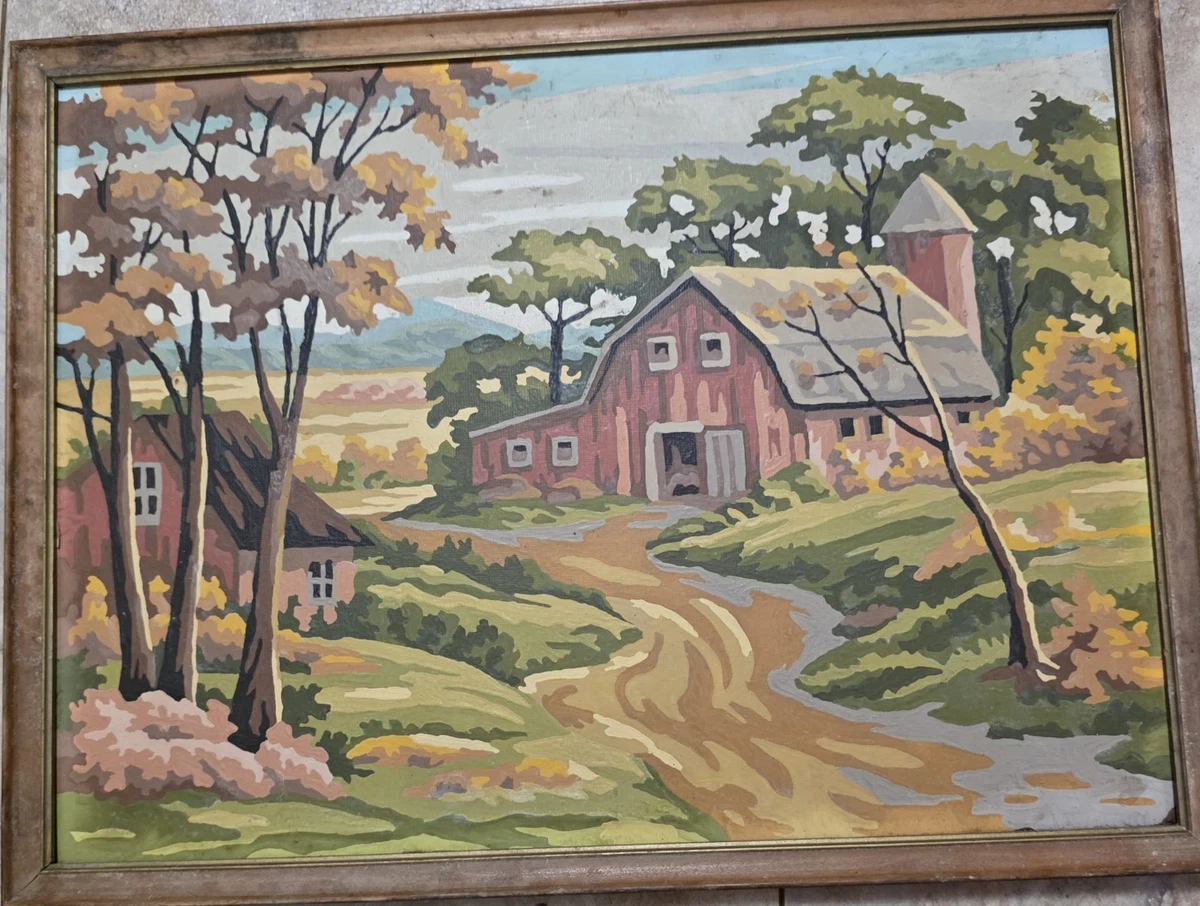 Paint By Number Vintage, Retro and Mid-Century Collectibles for