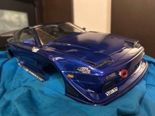 Pandora RC Nissan 180SX 1/10 Drift Body Only Custom Intercooler Roll Bar