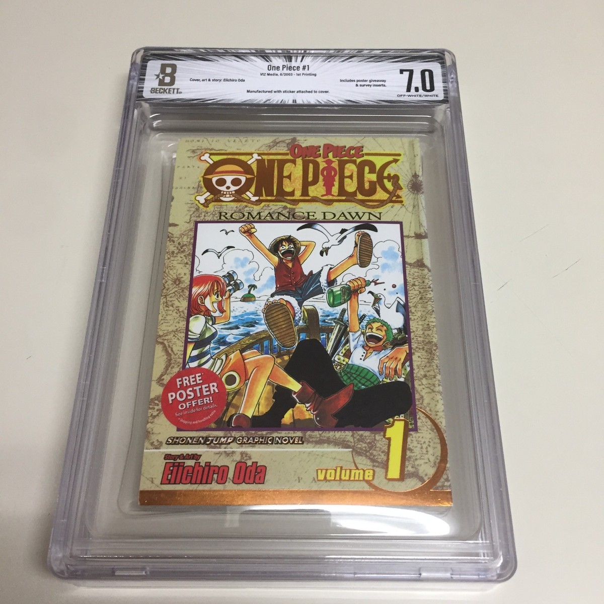 One Piece Volume 1 One Manga First 1st Print English Edition 7.0