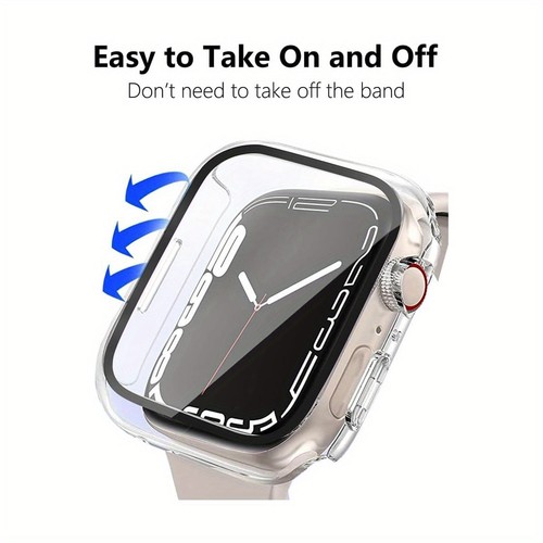 6pack Case with Built-in Screen Protector for Apple Watch Series 8/7/6/5/4/3/2/1 - Picture 8 of 19
