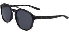 Nike Kismet Black Round Browbar Sunglasses - NKEV1203 001 - Made in Italy