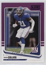 2018 Score Purple Landon Collins #236 0q3