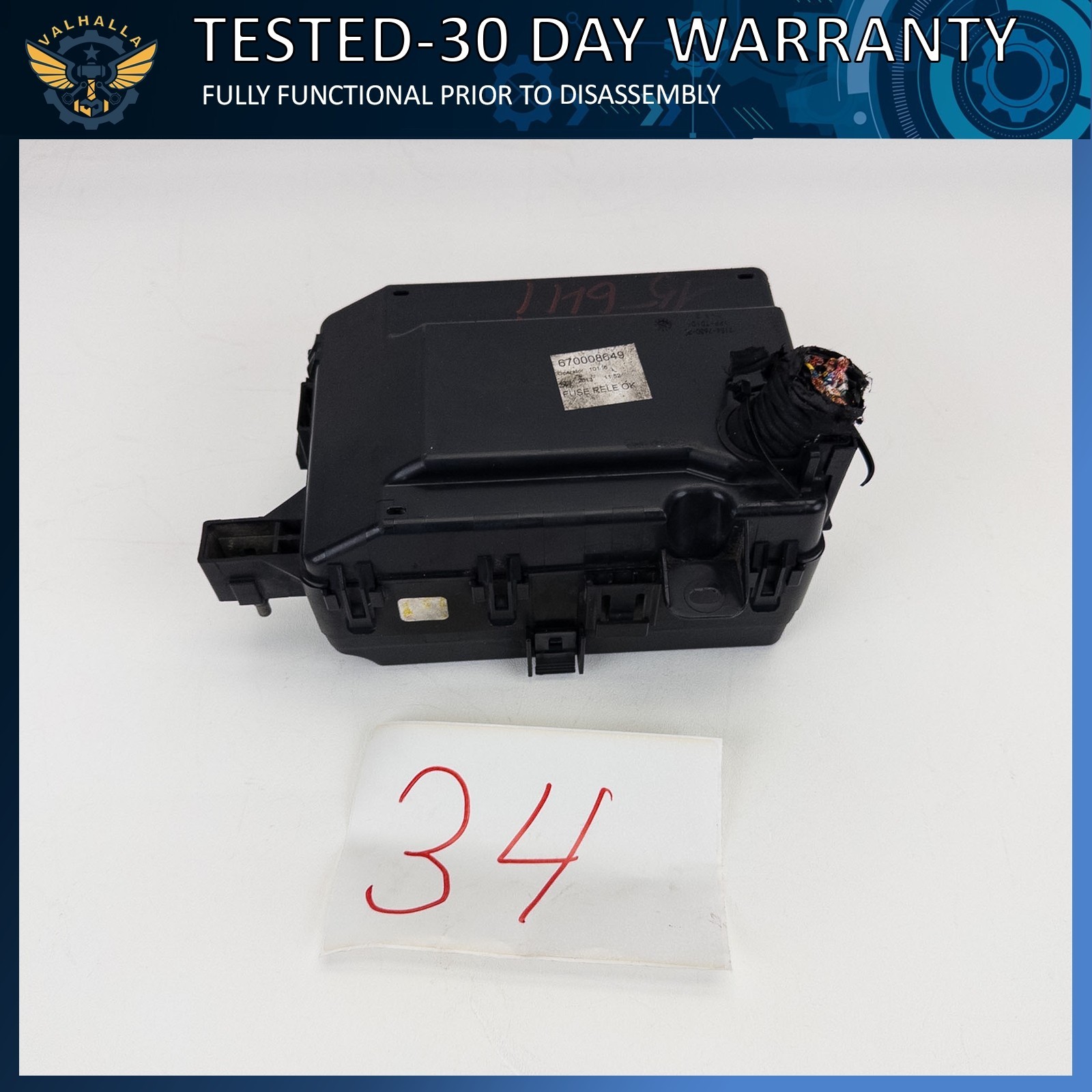 Maserati Ghibli S Q4 2014-2024 Fuse box