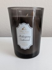 White Barn candle MAHOGANY TEAKWOOD 6.3 oz. made USA Bath Body