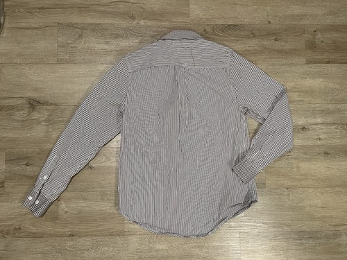 Five Four X Mark Mcnairy Shirt Mens Sz S Brown Stripe Sawyer Long Sleeve - Picture 2 of 8