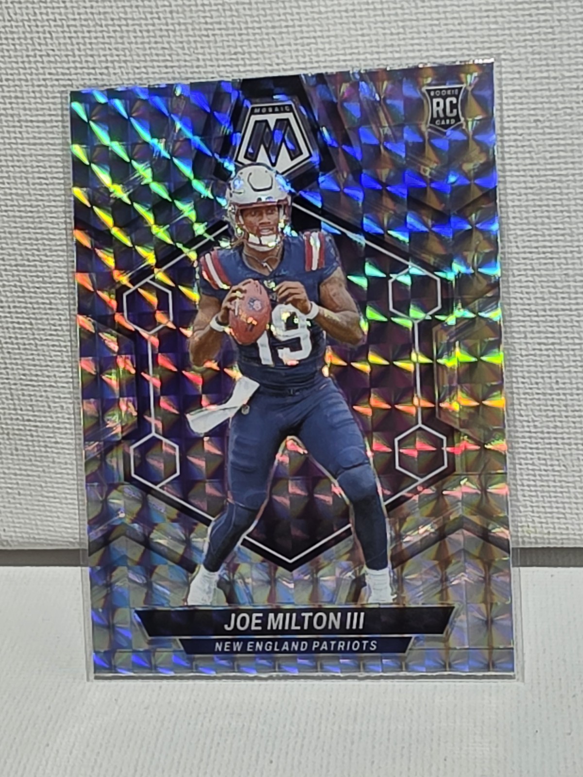 2024 Panini Mosaic - Rookies Silver Prizm #397 Joe Milton III (RC) Patriots