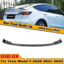 Heckspoiler Lippe Flügel Für 2020-2022 Tesla Modell Y Alle Modelle YOFER Schwarz