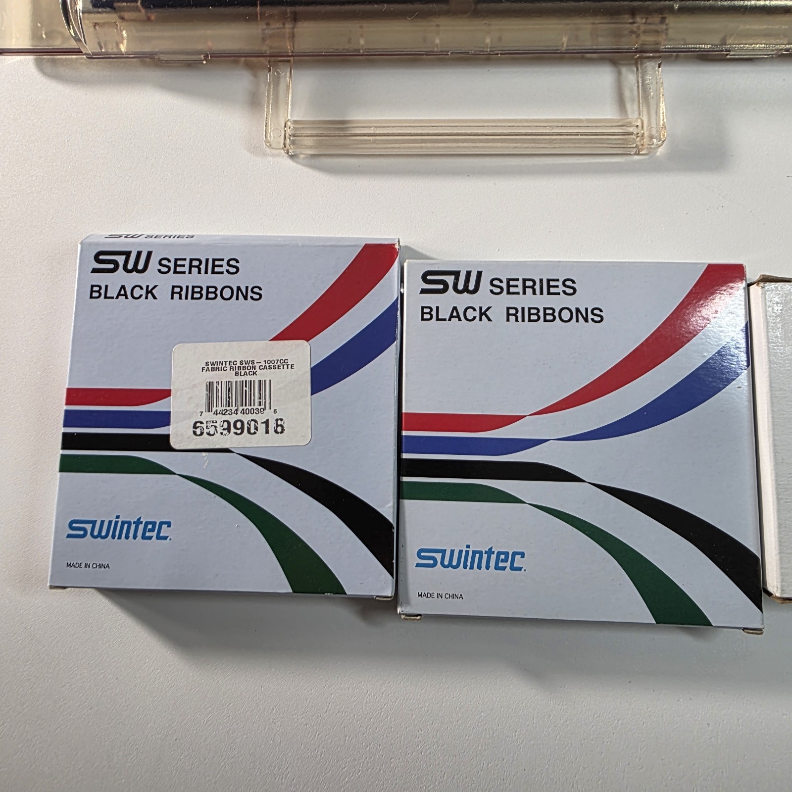 Swintec 2410CC Clear Transparent Electric Typewriter Word Processor W/Ribbons