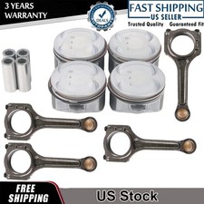 G4kf 2.0t Engine Pistons Rings Set W Con Rods For Hyundai Genesis Coupe Kia G4kf 2.0t Engine Pistons Rings Set W Con Rods For Hyundai Genesis Coupe Kia