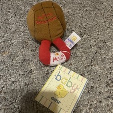 Vintage Baby Ganz MVP My first basketball Sport Sports Rattle stuffed plush Toy