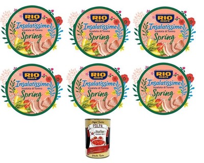 Rio Mare. Insalatissime Spring Thunfischsalat 6x 220gr+Polpa 400g