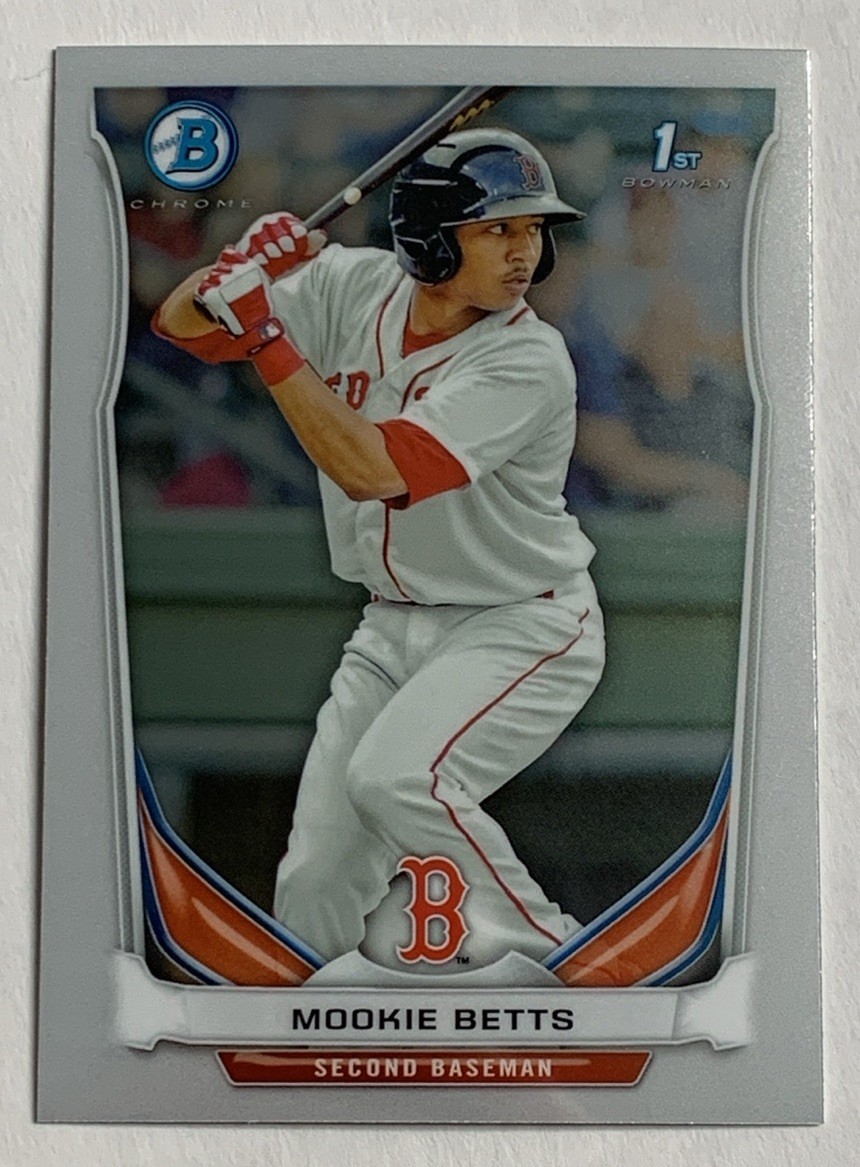 2014 Bowman Mookie Betts #BCP109 Chrome Prospects Rookie RC Dodgers