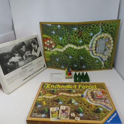 READ - Vintage Ravensburger Enchanted Forest 1982 Board Game Pre-owned