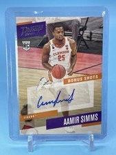 2021-22 Chronicles Prestige ~ AAMIR SIMMS ~ Bonus Shots RC Auto #PBAMS 🔥