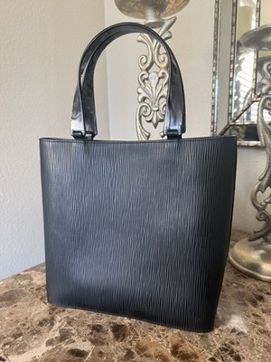 Lamarthe Italy Leather Handbag  Epi  Leather Bucket Bag/Tote Rare Vintage