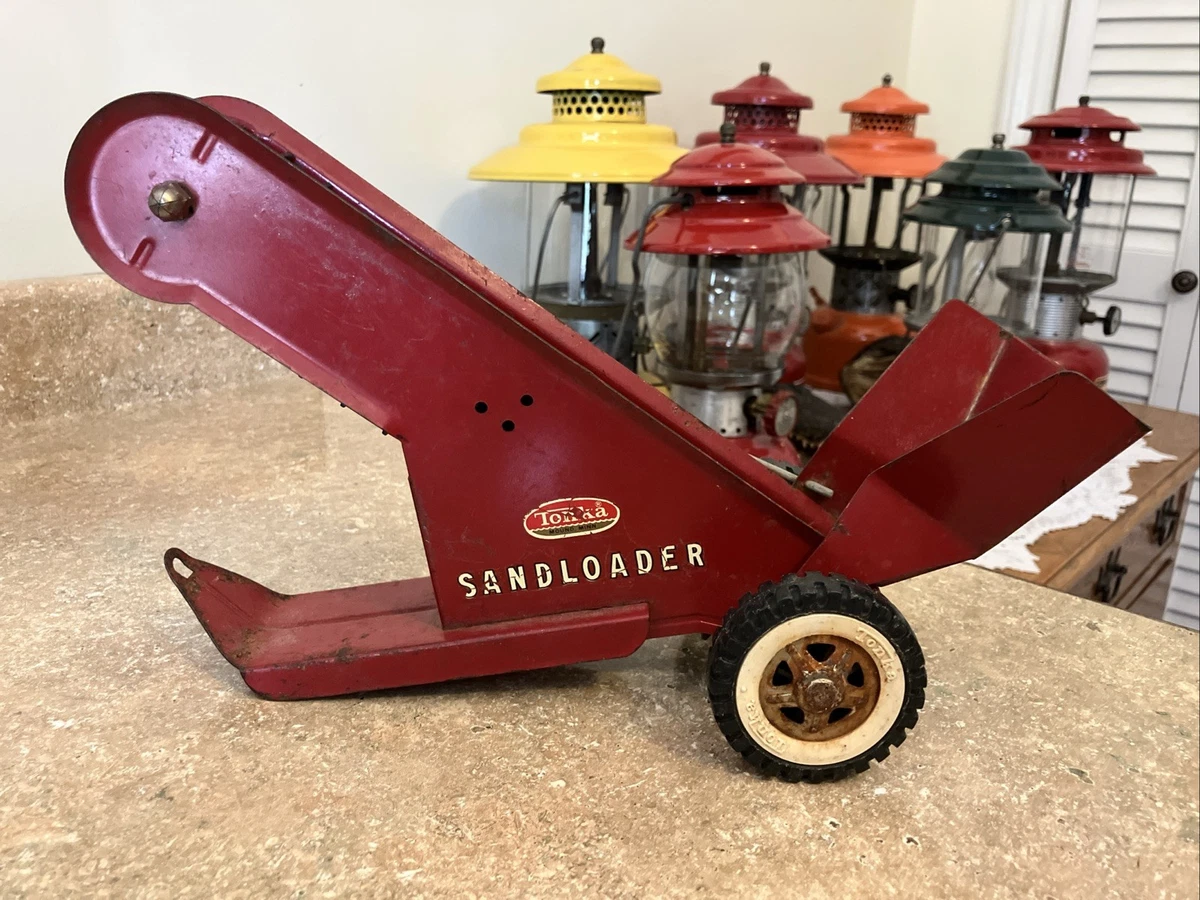 Red Loader Vintage Manufacture Diecast Construction Equipment for