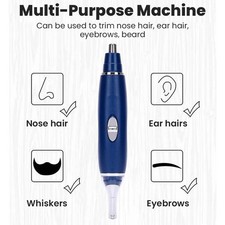 USB Rechargeable Nose Ear Hair Trimmer-Precision Electric Hair Removal Clipper