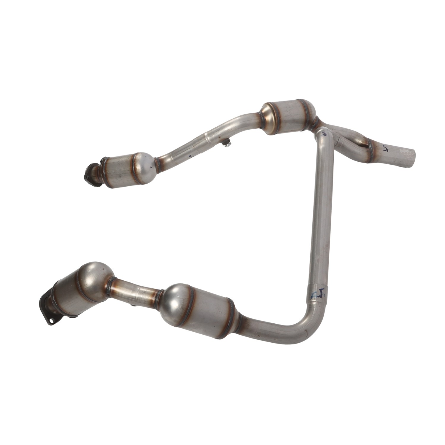 Y Pipe Front Catalytic Converter For 2007 2008 2009 Jeep Wrangler JK 3.8L Engine