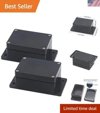 Compact Dustproof ABS Junction Box -  Waterproof Project Enclosure Pack of 2
