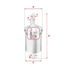 Kraftstofffilter für Skoda Rapid NH3 NH1 Roomster 5J7 5J Superb 2 3T4 | 2418775