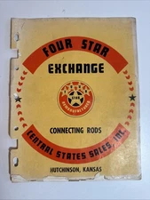 Four Star Remanufactured Connecting Rods Catalog Manual Exchange 1964