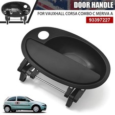 For Vauxhall Corsa C 00 to 07 Front Right Outer Door Handle Driver Side 93397227
