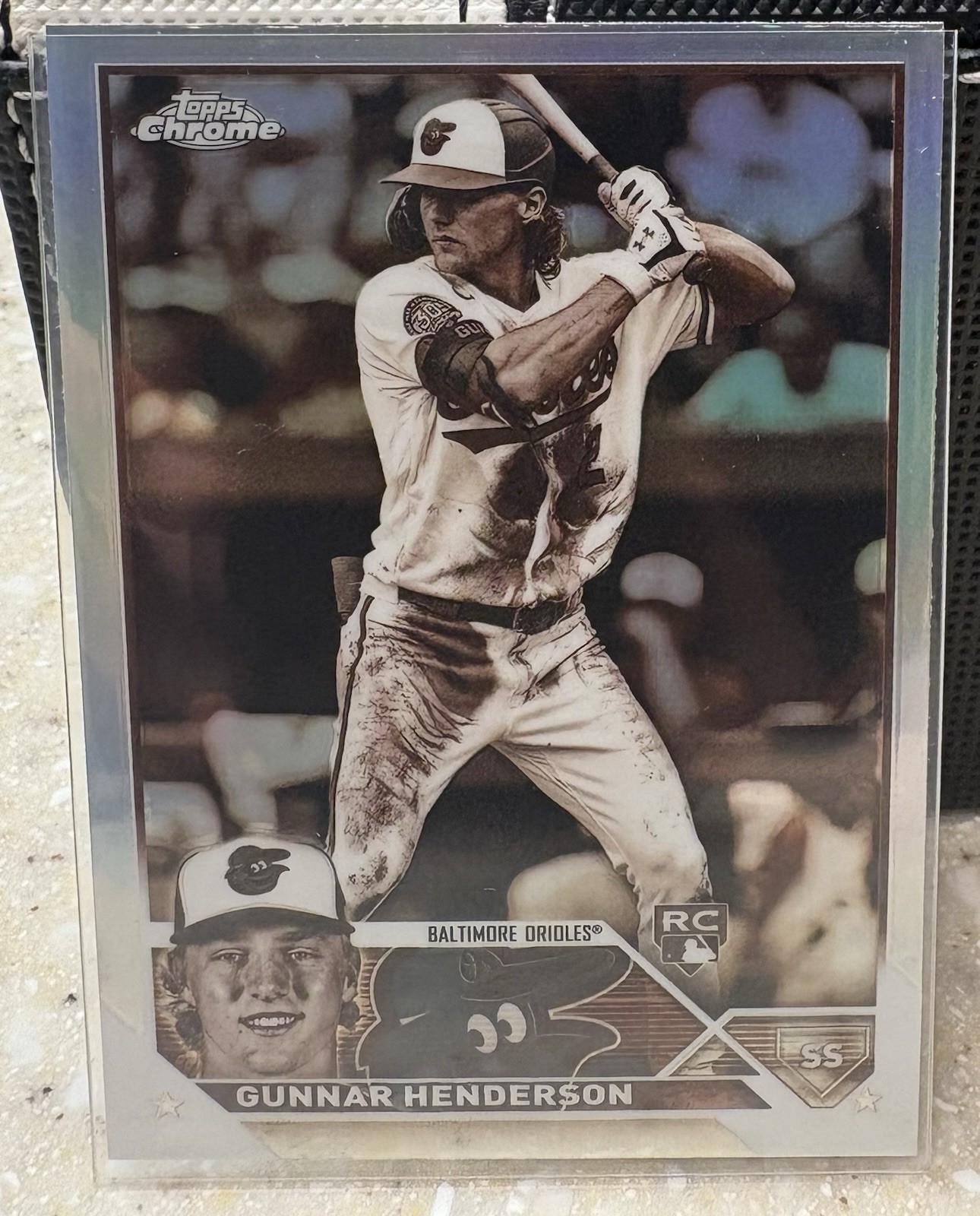 Topps Chrome 2023 Gunnar Henderson #2 Rookie Orioles Negative Refractor