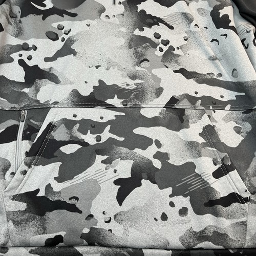 Nike Hoodie Herren Sweatshirt Gr. XL Schwarz Camouflage Dri Fit Therma Pullover - Bild 7 von 13