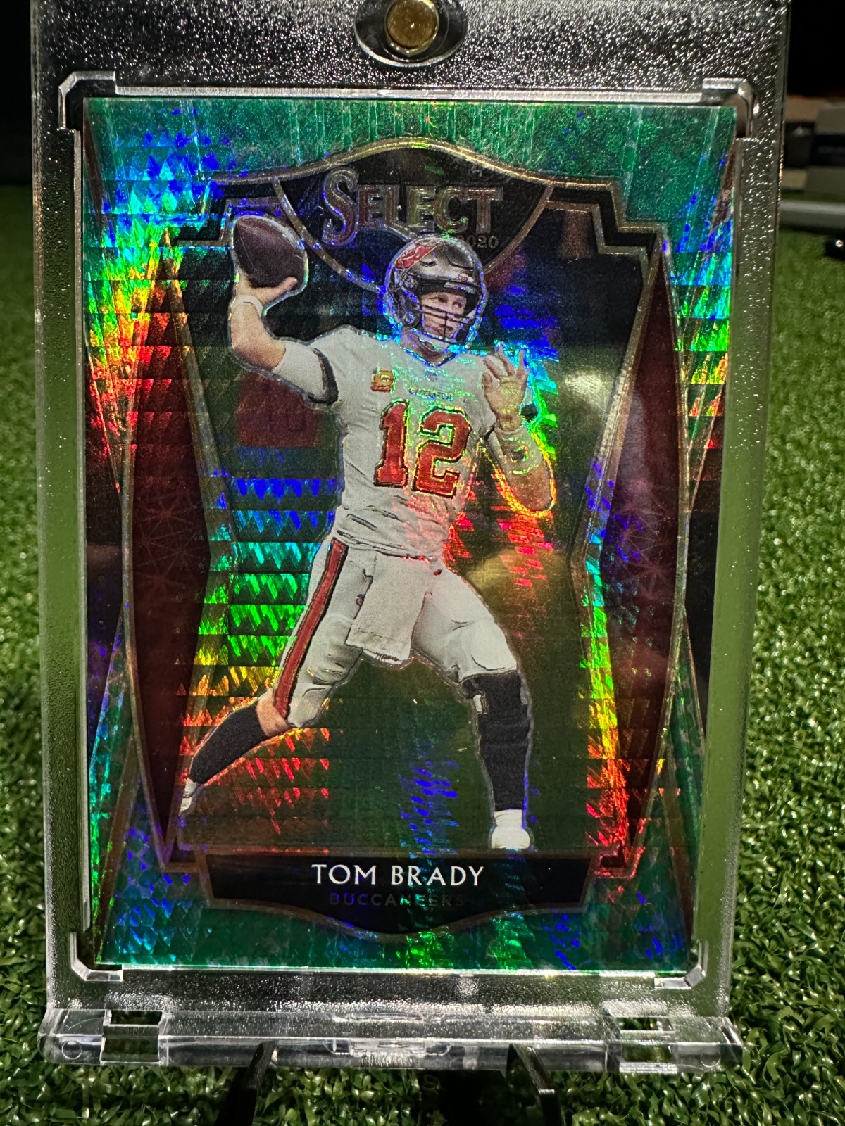 2020 Panini Select - Premier Level Tom Brady #101 Dragon Scale Prizm /67