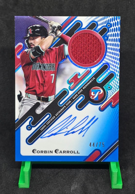 2025 Topps - Corbin Carroll #PPAR-CCA Pristine Pieces Auto Relic Blue (44/75)