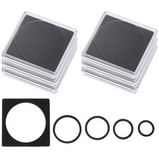 Coin Snap Holder, 6 Pack Coin Holders Square Fit 16/21/26/31/36mm, Black