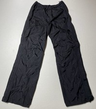 Eastern Mountain Sports Men S Black Packable Waterproof Rain Shell Full Zip Pant
