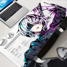 40 90cm Large Rubber Base Non-Slip Anime Girl Design Mouse Pad Rectangular Gami