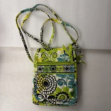 Vera Bradley Mini Hipster Crossbody Limes Up Purse Wallet