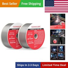 Flux Core Gasless Mig Wire, Mild Steel E71TGS .030 .035-Diameter, 2-Pound Spo...