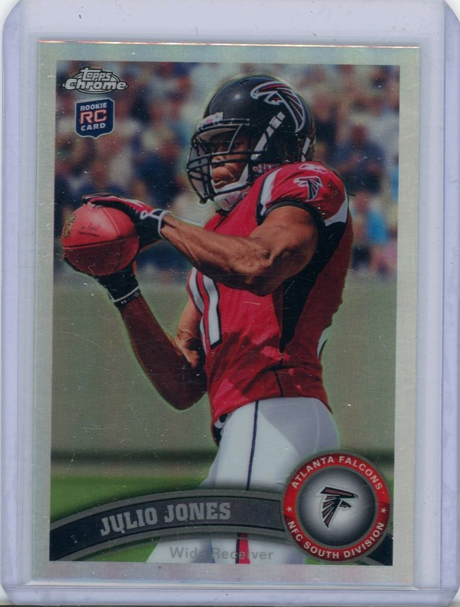 2011 Topps Chrome Julio Jones Refractor Rookie #131 Falcons