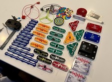 Elenco Snap Circuits Parts Pieces Lot Electronic Modules Wires Switches