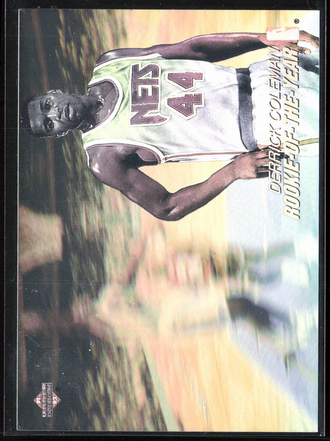 1991-92 Upper Deck #AW7 Derrick Coleman Award Winner Holograms