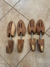 Lot of 2 pairs Wood Allen Edmonds Shoe Trees