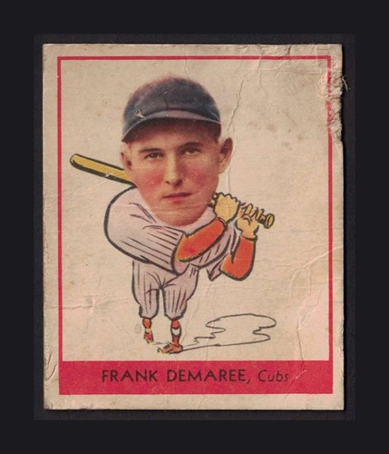 Frank Demaree #244 1938 Goudey card