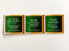Bath and Body Works Coupon- Full Size Body Care, $10 Off $40, $8 Body Care Item