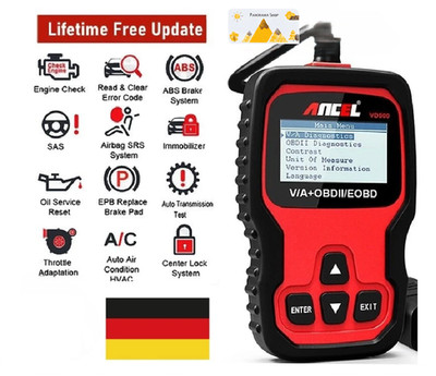 2025 Ancel VD500 Pro Profi KFZ Diagnosegerät Auto OBD2 Scanner EPB DPF Für VAG