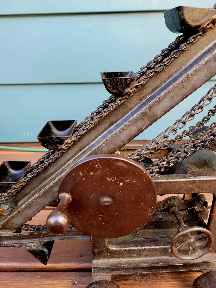 Vintage 1920s Buddy L Pressed Steel Sand Loader Toy - Image 3 of 4