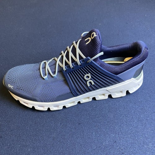 On Cloudswift Mens Size 12.5 Blue White Athletic Running Walking Shoes Sneakers