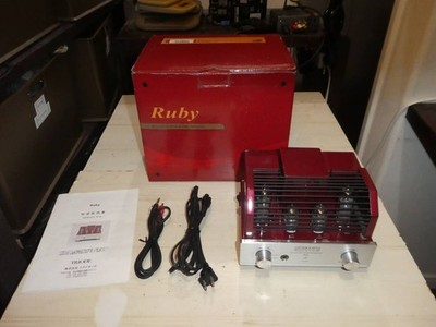TRIODE RUBY 6BQ5 Single Ended Röhrenvollverstärker AC100V getestet funktioniert