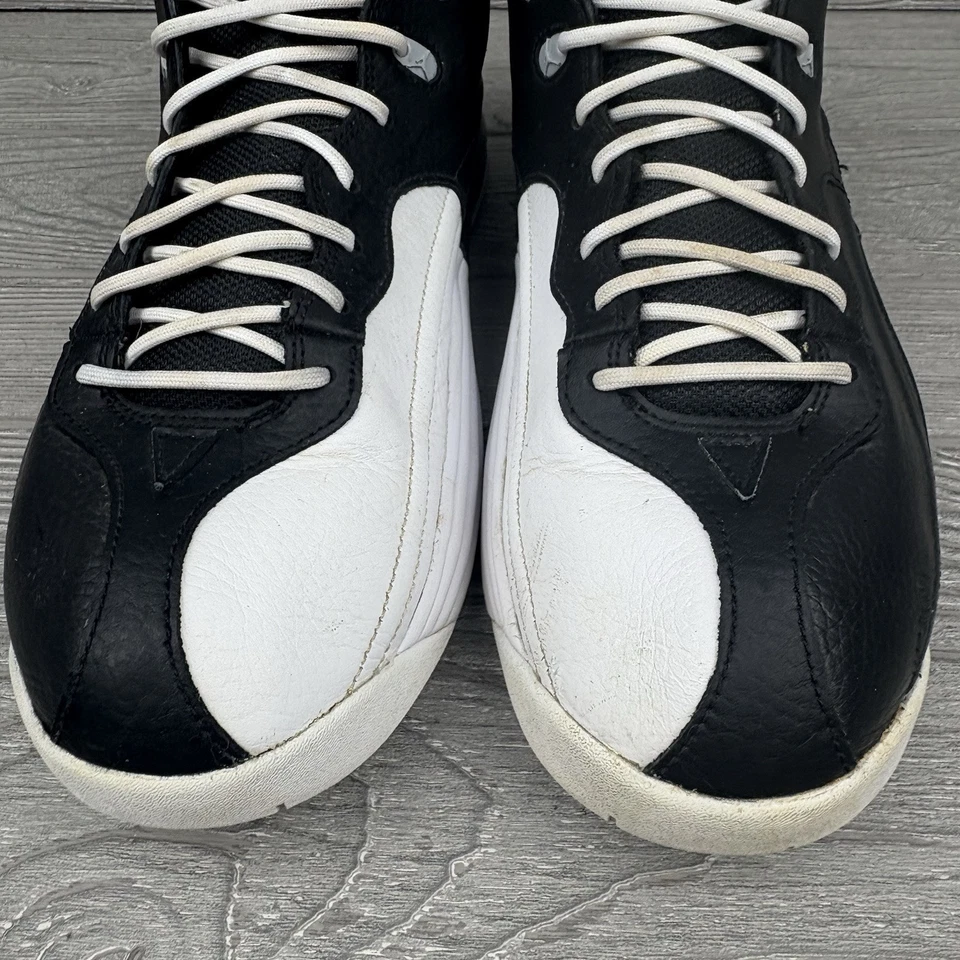 Nike Air Jordan Jumpman Team 1 'Negro' Blanco Rojo Zapatos FV3928-006 Hombres Talla 12 Foto 3 de 4