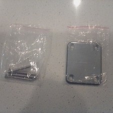 Unbranded chrome neckplate for Strat,Telecaster new