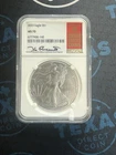 2023 $1 American Silver Eagle NGC MS70 Kenneth Bressett Signature Label