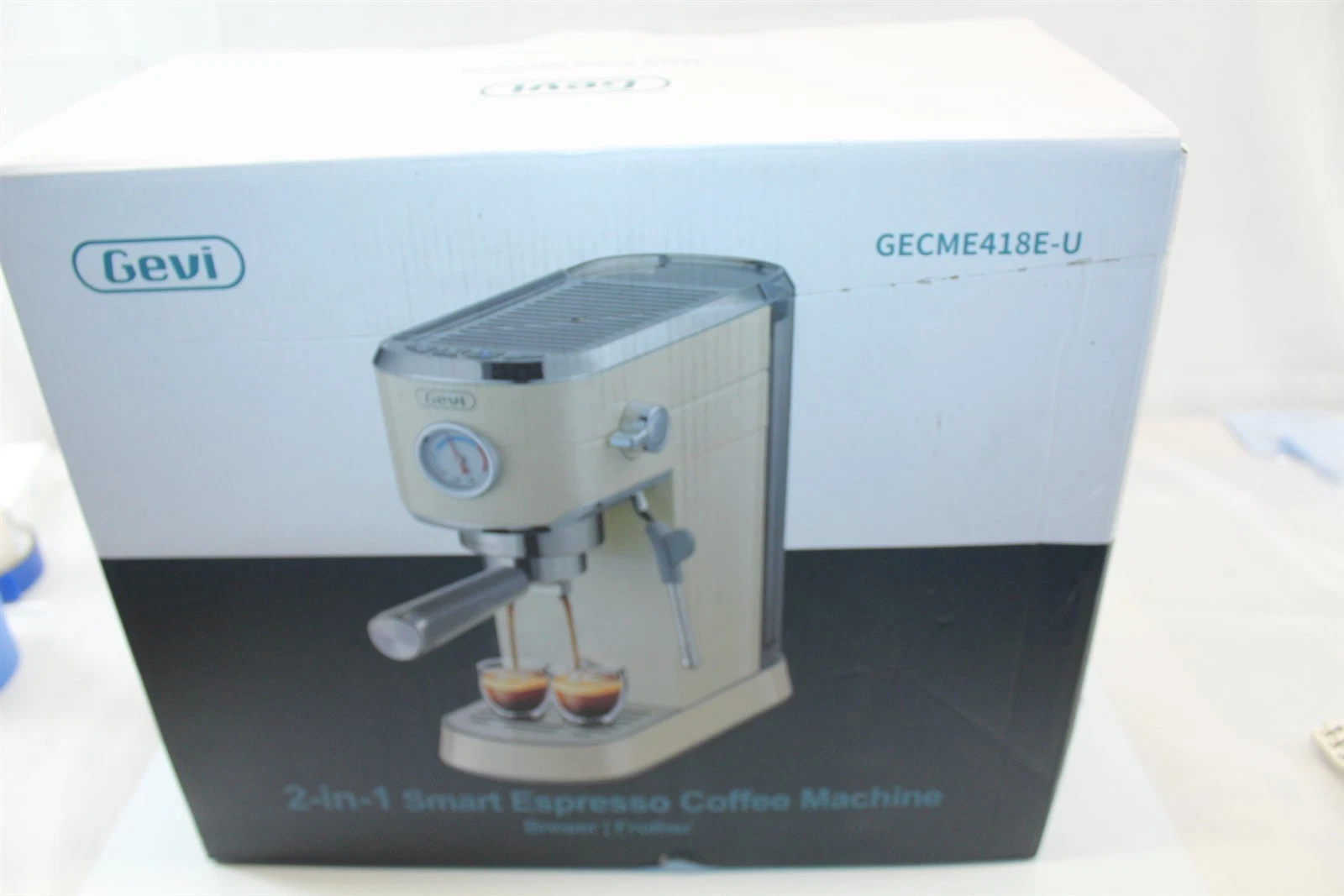 GEVI Espresso Machine 20 Bar Automatic Versatile Filters Lattes Mocha +