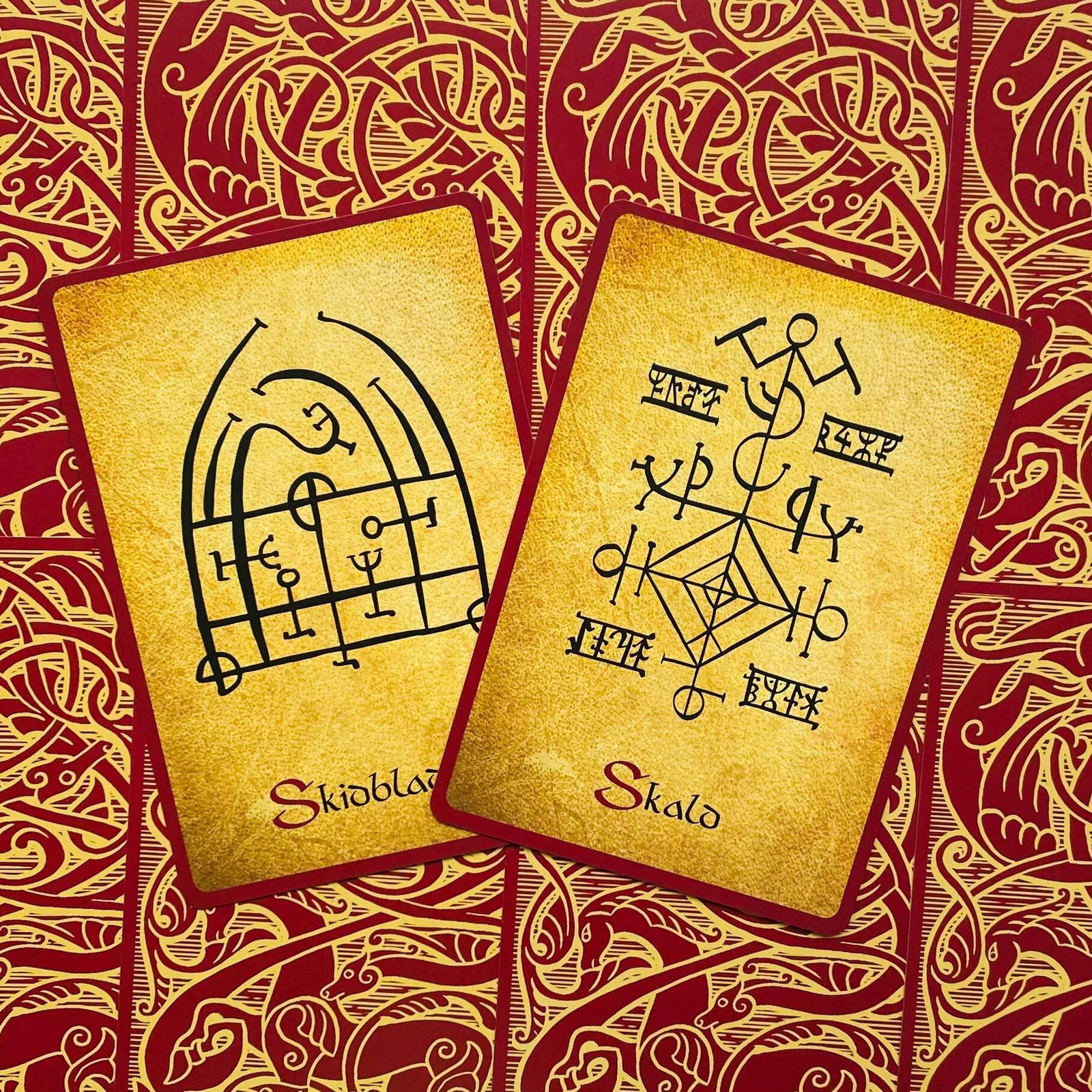 Nordic Magic Card Deck Oracle Appel Dirk Grosser Agm Urania With Bag 10044